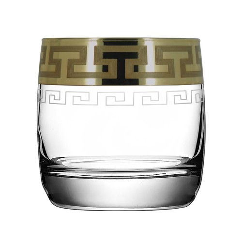 Набор стаканов для виски 310 мл. ГУСЬ ХРУСТАЛЬНЫЙ Греческий узор GE03-808/S