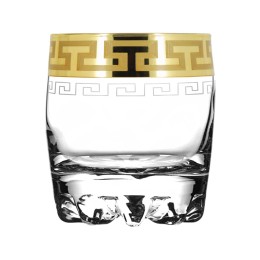 ГУСЬ ХРУСТАЛЬНЫЙ Набор стаканов для виски 305 мл. Греческий узор EAV03-415
