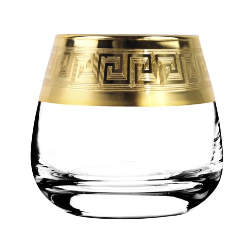 Набор стаканов для виски 300 мл. ГУСЬ ХРУСТАЛЬНЫЙ Версаче Голд TAV91-2070/S