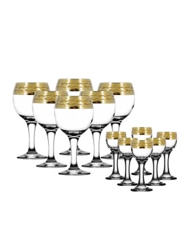 ГУСЬ ХРУСТАЛЬНЫЙ Универсальный набор 12пр. Версаче EAV08-411/134/S