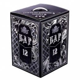 ДЕКОСТЕК Мини-бар на деревянной стойке 12 предметов (Liguria) 1502-ГЗ гравировка, отводка золотом