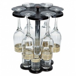 ДЕКОСТЕК Мини-бар на деревянной стойке 12 пр. Империя 1502-ГНМ