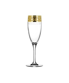 ГУСЬ ХРУСТАЛЬНЫЙ Набор бокалов для шампанского 170 мл. Греческий узор EAV03-1687