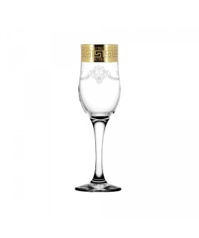 ГУСЬ ХРУСТАЛЬНЫЙ Набор бокалов для шампанского 200 мл. Барокко EAV63-160 ГУСЬ ХРУСТАЛЬНЫЙ Набор бокалов для шампанского 200 мл. Барокко EAV63-160