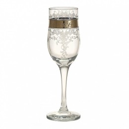 GLASSTAR Набор бокалов для шампанского Тулип 200 мл. Медальон 3 GN160