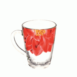 ОСЗ Кружка 300 мл. Капучино 07C1334-GKR Георгин Красный
