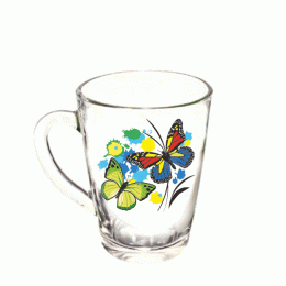 ОСЗ Кружка 300 мл. Капучино 07C1334-TBM Танец бабочек микс