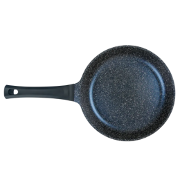 ГОРНИЦА Сковорода 280/57 мм, несъемная ручка софт тач, без крышки, серия Мегаполис Синий с9281сн