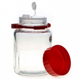 PASABAHCE Банка с пластиковой красной крышкой 5000 мл HARVEST 80007SLB