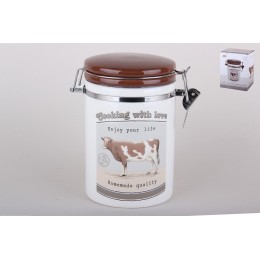 КОРАЛЛ Емкость для сыпучих продуктов 850мл. Country life ZFC038-C1