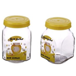 DELTA Банка для хранения 760 мл с крышкой ТВИСТ Банка меда 121-13001 