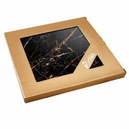 ZERAKS Блюдо вращающееся 32см Black onyx ДВ5-013