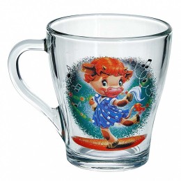ДЕКОСТЕК Кружка 250мл. Бычки 1649/9 микс