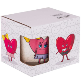 КОРАЛЛ Кружка 400 мл.Причина счастья 260-552