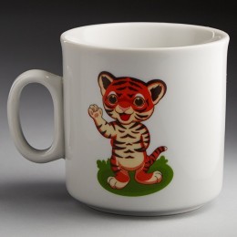 ДФЗ Кружка 200 мл Непоседа Полосатики тигрята 7С2039