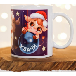 КОРАЛЛ Кружка 300 мл. Веселья,радости,удачи 5189758 микс