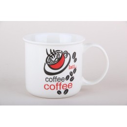 КОРАЛЛ Кружка 390 мл. Кофе тайм GJ526 микс