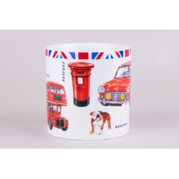 КОРАЛЛ Кружка 400мл.London YQ20301-4 микс