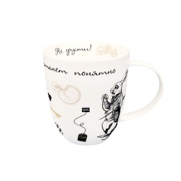 КОРАЛЛ Кружка 420 мл.Безумное чаепитие NB204M микс
