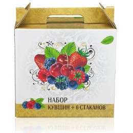 ДЕКОСТЕК Набор для воды 7 предметов Тюльпаны 1607/6-Д