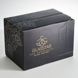 GLASSTAR Стаканы для коктейля 6шт./385мл Сильвана Крыло 3 К812