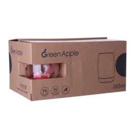 КОРАЛЛ Набор стаканов 1/6 265мл Flower 6901E