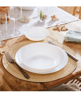 LUMINARC Тарелка глубокая 21см Ammonite White P8826 LUMINARC Тарелка глубокая 21см Ammonite White P8826