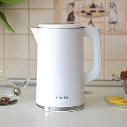 MARTA Электрический чайник MT-4556 Белый жемчуг
