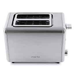 MARTA Тостер 1000W MT-1719 Серый жемчуг