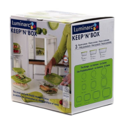 LUMINARC Keep′n Box Набор контейнеров для пищи 3пр. Q4177