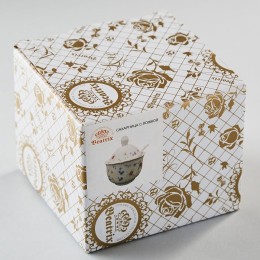 BEATRIX Сахарница с ложкой Флориана МН013E