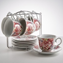 ROSARIO Набор чайный 12 предметов Нежный пион Ф5-022К/12 