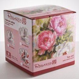 ROSARIO Набор чайный 12 предметов Нежный пион Ф5-022К/12 