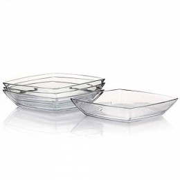 PASABAHCE Тарелка глубокая 4 штуки 191×191 мм ТОКИО 54633B