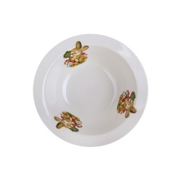 КОРАЛЛ Миска 17см. Кролик с морковкой ZHL-1245