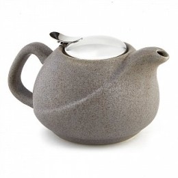 ROSARIO Чайник заварочный 800 мл с металлическим фильтром Ф19-008R серый