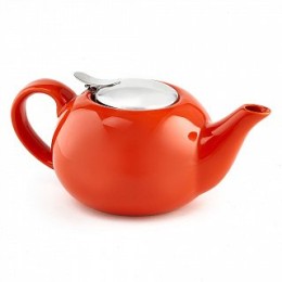 ROSARIO Чайник заварочный 750 мл с металлическим фильтром Ф19-010R оранжевый