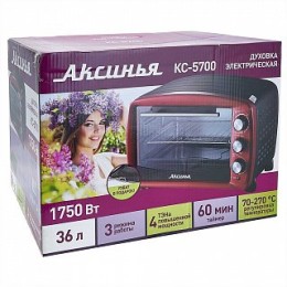 АКСИНЬЯ Духовка электрическая КС-5700 красная