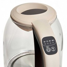 DELTA Электрический чайник LUX DE-1003 бежевый 