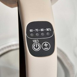 DELTA Электрический чайник LUX DE-1003 бежевый 