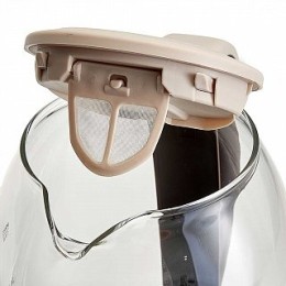 DELTA Электрический чайник LUX DE-1003 бежевый 