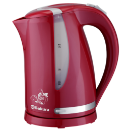 SAKURA Электрический чайник SA-2318RG красный