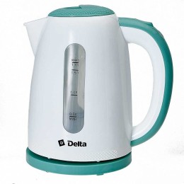 DELTA Электрический чайник DL-1106 белый с мятным