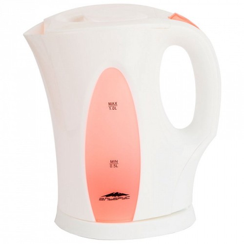 Электрический чайник Эльбрус-3 белый с розовым