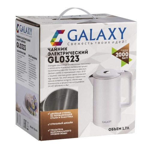 Электрический чайник Galaxy GL0323 белый