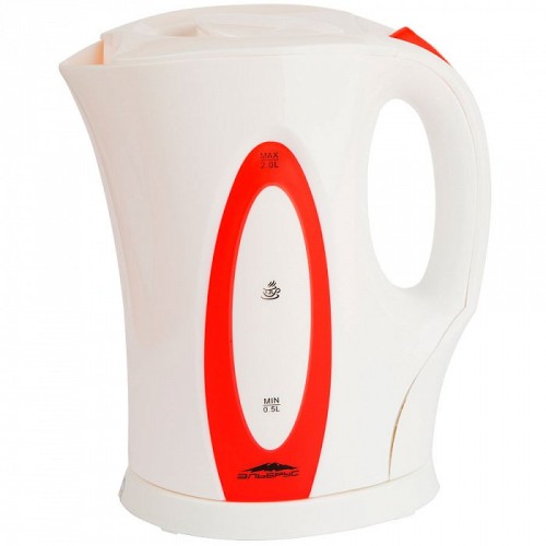Электрический чайник Эльбрус-4 белый с красным