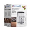 Кофеварка GALAXY GL0709 белый