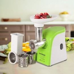 ENDEVER Мясорубка 1500W Sigma 44 бело-салатовый