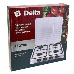 DELTA Плита газовая D-2208 белая