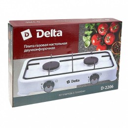 DELTA Плита газовая D-2206 белая